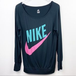 NIKE Long Sleeve Top, M